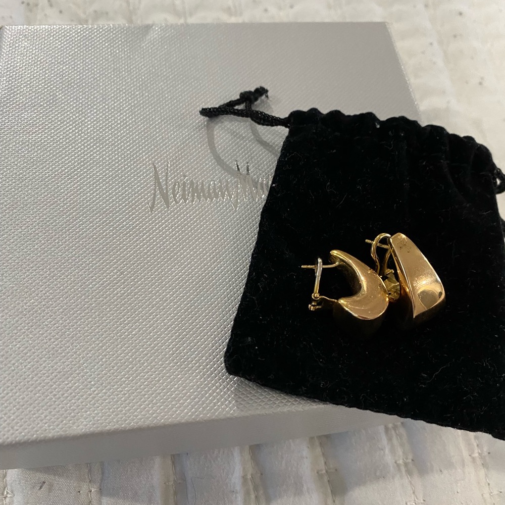 Authentic Rose Gold Hoops